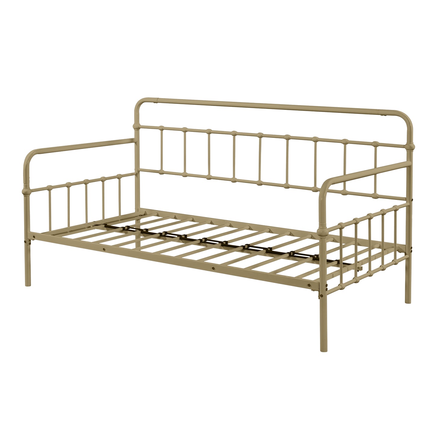 Metal Frame Daybed with trundle（Bronze）