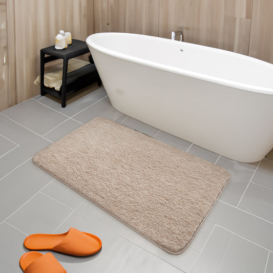 Non-Slip Rubber Mat for Bathroom and Entry Door - Household Floor Mat & Business Dust Mat, Effective Dirt Prevention