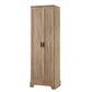 Storage Cabinet with Two Doors for Bathroom, Office, Adjustable Shelf, MDF Board, Brown