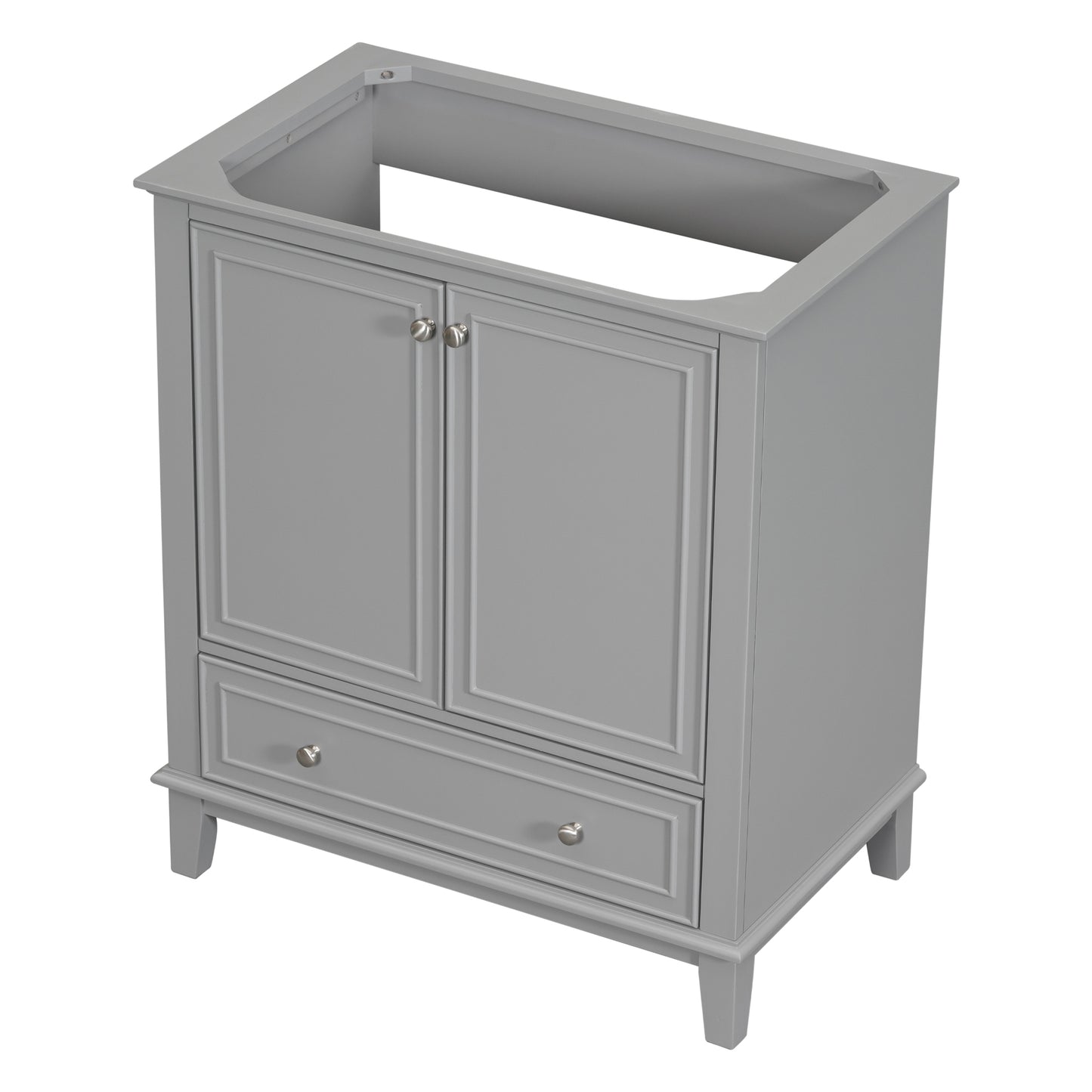 Grey Bathroom Vanity, Modern and Functional Design for Bathrooms with Ample Storage Space