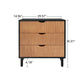 3 Drawer Cabinet, Suitable for Bedroom, Living Room, Study, Dining Room