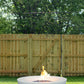 42 Inch Outdoor Concrete Propane gas Fire Pit bowl in Antique white color