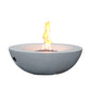 42 Inch Outdoor Concrete Propane gas Fire Pit bowl in Antique white color