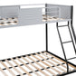 Full double-layer metal bed/heavy-duty sturdy metal/noise reduction/safety ventilation board guardrail