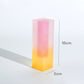 Simple Nordic Ins Acrylic Vase Square Column Glass Bubble Vase