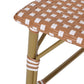 Wicker Bar Stool with Aluminum Frame (Set of 2)