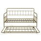 Metal Frame Daybed with trundle（Bronze）