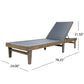 Summerland Chaise Lounge in Dark Grey Mesh, Comfortable and Stylish for Indoor and Outdoor Use