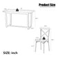 7 Pieces Dining Set 7-Piece Kitchen Table Set Perfect for Kitchen Breakfast Nook Living Room Occasions