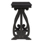 48-Inch Rustic Vintage Console Table --- Farmhouse Style Entryway Table with Open Shelf and Sturdy Construction (Black)