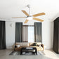 42 Inch Modern Ceiling Fan With 3 Color Dimmable Light 5 Blades Remote Control Reversible DC Motor White