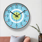 Reloj de pared para habitación de niños Reloj silencioso de aprendizaje temprano