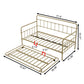 Metal Frame Daybed with trundle（Bronze）