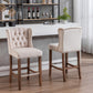 A&A Furniture Counter Height Bar Stools Upholstered