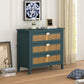 3 Drawer Cabinet Natural rattan American Furniture Suitable for bedroom living room study