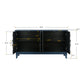 Stronger Vintage Style Buffet Cabinet, Lacquered Accent Storage with 4 Wooden Doors