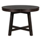 TREXM Farmhouse Round Extendable Dining Table