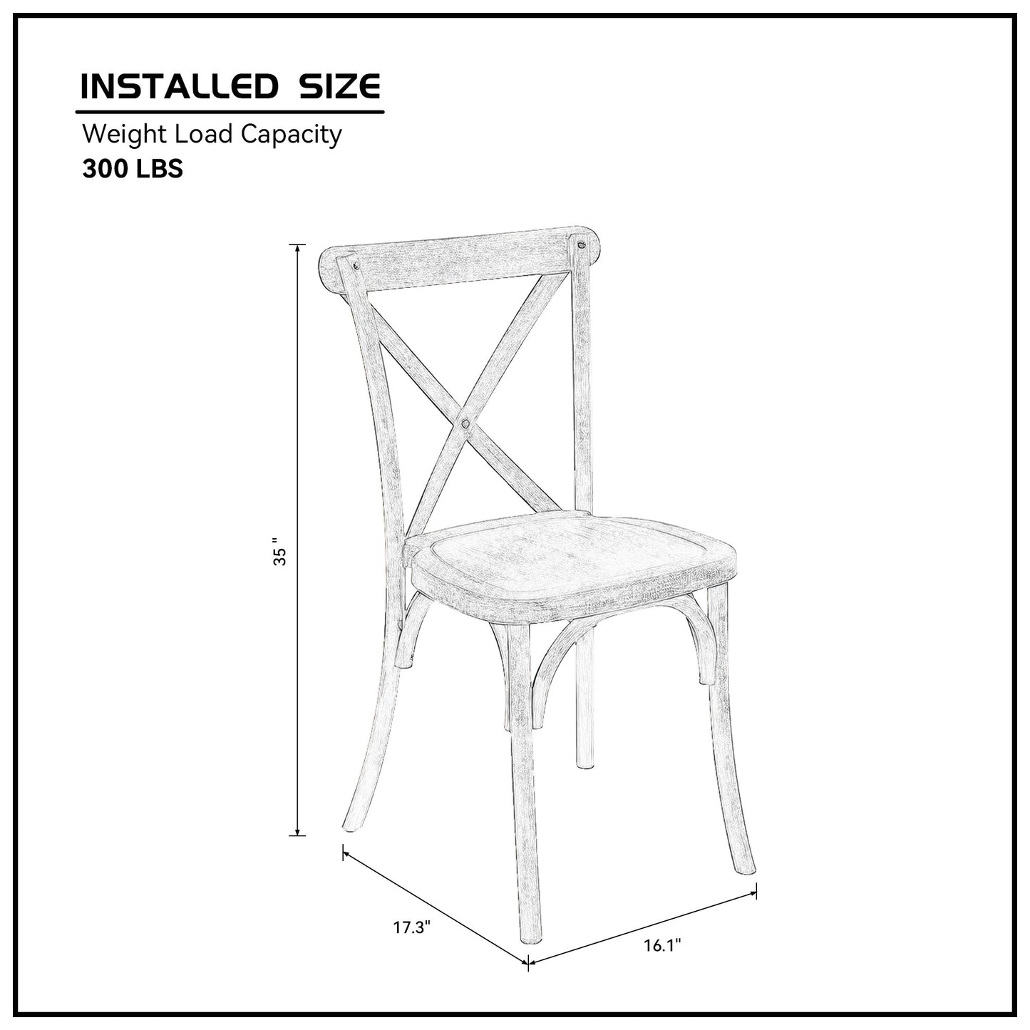 4-Pack Resin X-Back Chairs, Mid-Century Modern Farmhouse Design for Kitchens and Dining Rooms, Lime Wash Finish