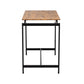 TREXM 5-piece compact bar table with table and stool - modern industrial design brown