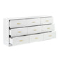 Modern White 9-Drawer Dresser, Wide Chest of Drawers with Ample Storage for Bedrooms