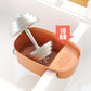 Creative kitchen saddle drain basket sink kitchen waste drain basket sink vegetable drain rack storage rack