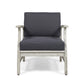 PERLA CLUB CHAIR, LIGHT GREY