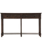 TREXM Console Table with 2 Storage Drawers and Bottom Shelf, Easy Assembly for Living Rooms and Entryways, Espresso