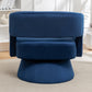 Swivel Barrel Chair, Velvet Accent Armchair 360 Degree Swivel Club Chair for Living Room Bedroom Reception Room