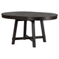 TREXM Farmhouse Round Extendable Dining Table