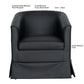 Wide Swivel Chair