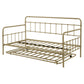 Metal Frame Daybed with trundle（Bronze）