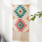 Macrame Wall Hanging Tapestry Cotton Linen Tassel Tapestry Geometric Print Muslim Wall Hanging Macrame Home Decor Tapestries