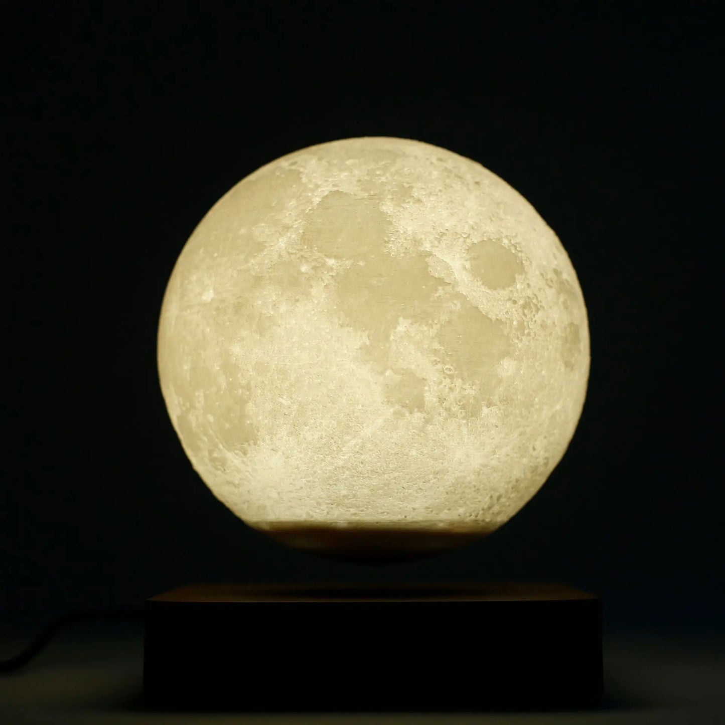 3D Print Night Light Magnetic Levitation Floating Moon Lamp Bedroom Moon Night Valentine's Day Birthday Gifts Home Decoration