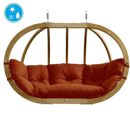 Amazonas Globo Royal Terracotta Double Seater Hanging Chair